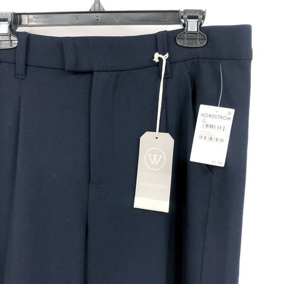 Wit & Wisdom Navy Wide-Leg Trousers - Picture 5 of 10